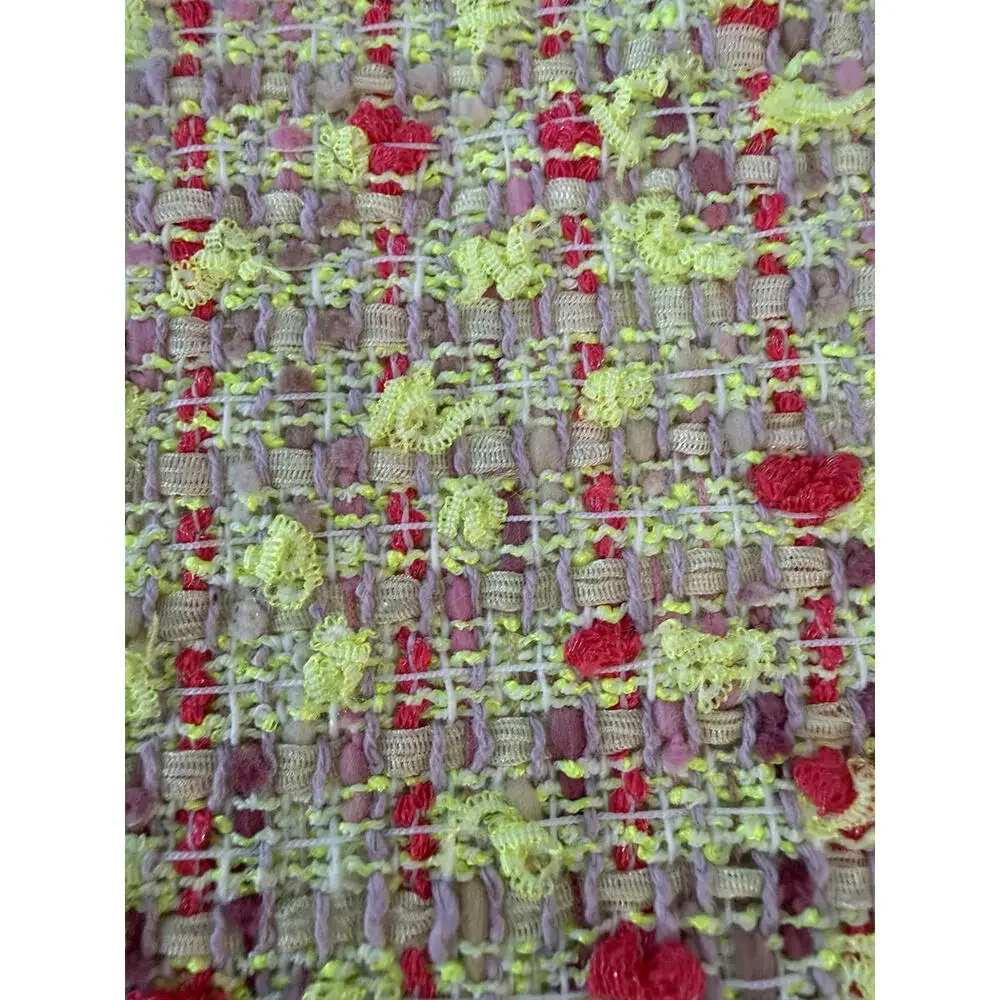 J.‎ CREW Neon Pink/Chartreuse No. 2 Tweed Pencil Skirt Size 2. Preppy Y2K 90s